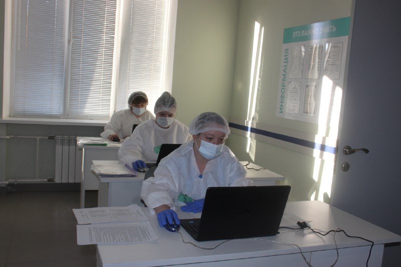 На базе поликлиники № 6 столицы Белгородской области сегодня начал работу амбулаторный ковидный центр