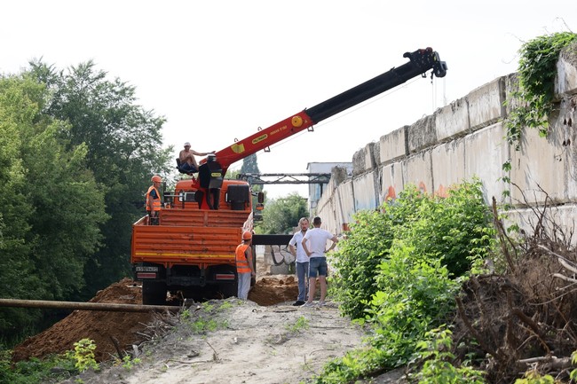 Губернатор оценил ход работ по благоустройству белгородской набережной в районе «КонПрока»