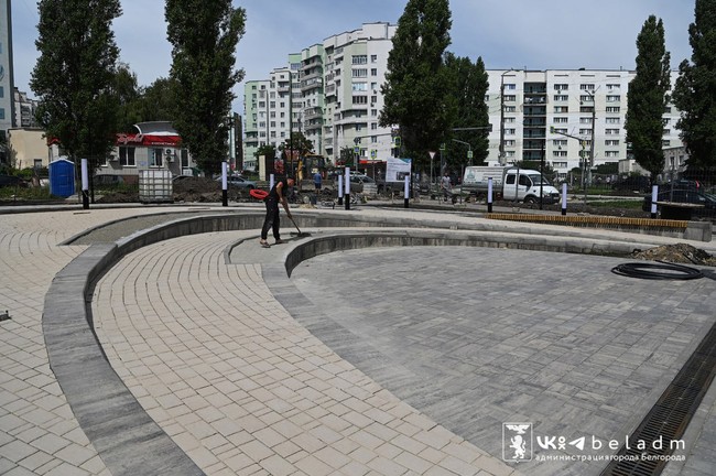 В Белгороде к 1 сентября завершат благоустройство сквера «Студенческий»